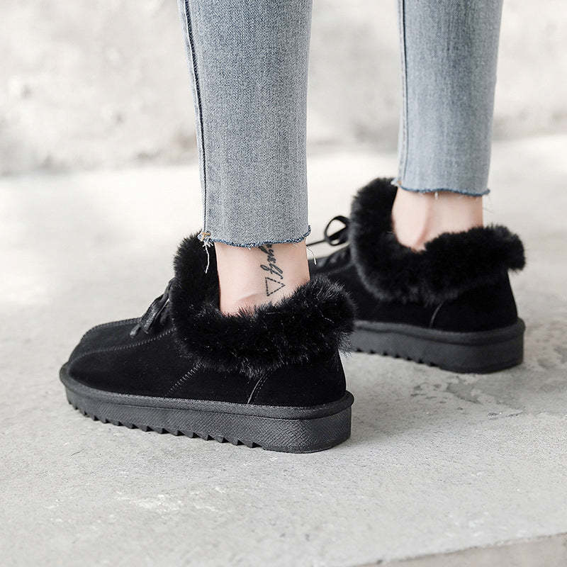 🔥HOT SALE🎁--40% OFF 🎉Ladies fleece warm snow boots