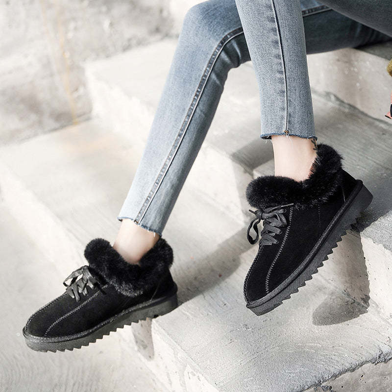 🔥HOT SALE🎁--40% OFF 🎉Ladies fleece warm snow boots