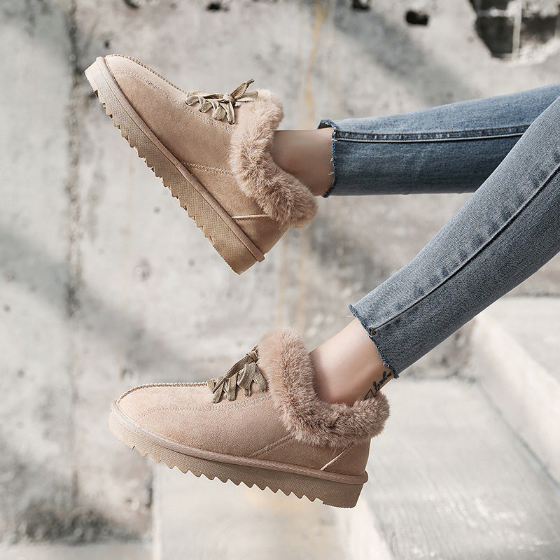 🔥HOT SALE🎁--40% OFF 🎉Ladies fleece warm snow boots