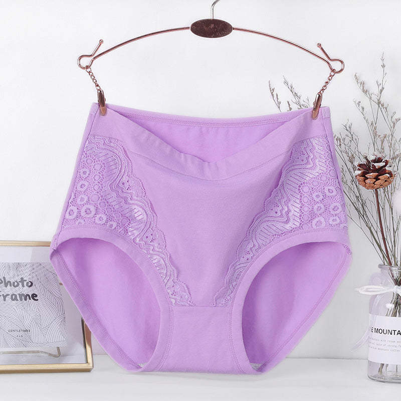 Plus Size High Waist Leakproof Cotton Panties