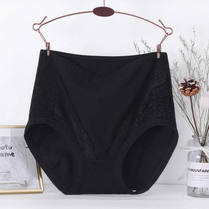 Plus Size High Waist Leakproof Cotton Panties