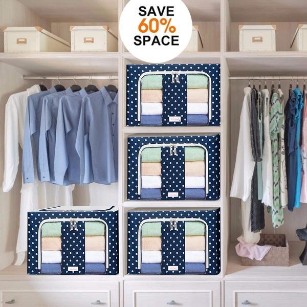 🔥Semi-Annual Sale-20% OFF🍅Hahomee™ Oxford Cloth Steel Frame Storage Box