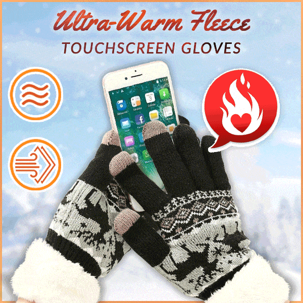 Ultra-warm Fleece Touchscreen Gloves