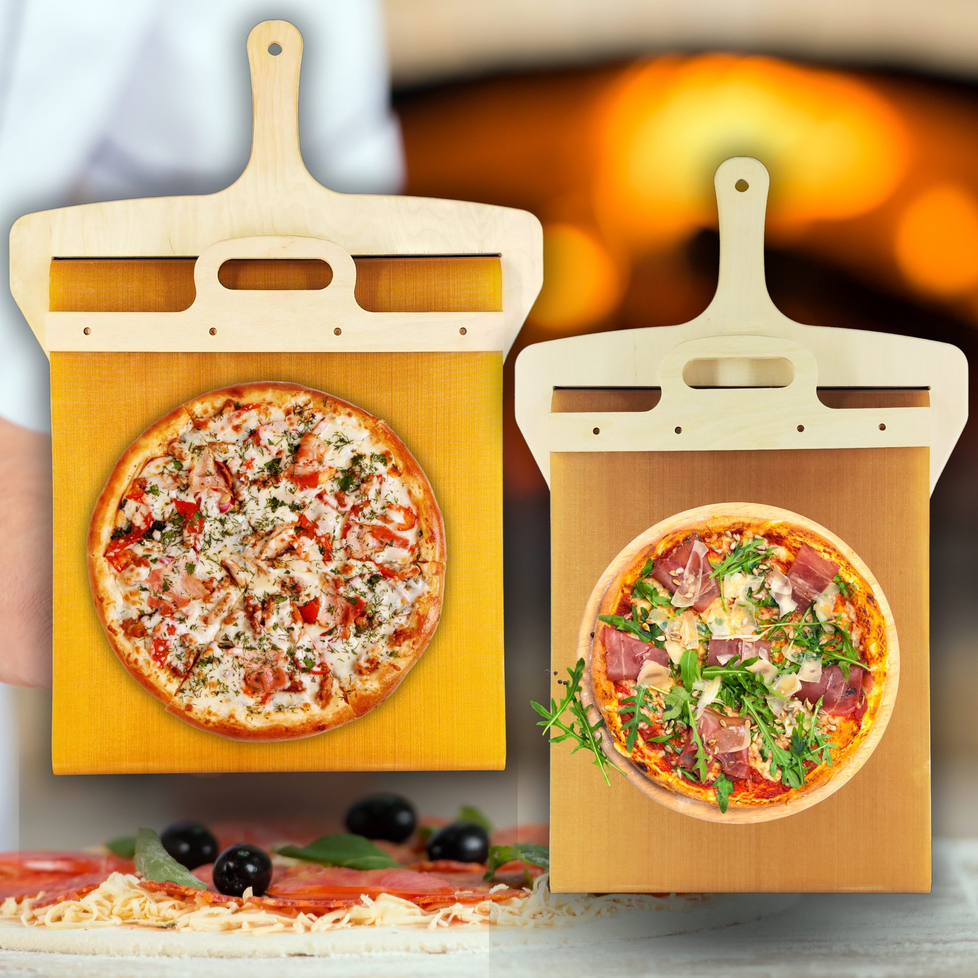 🔥PROMOTION 45% OFF- Sliding Pizza Peel