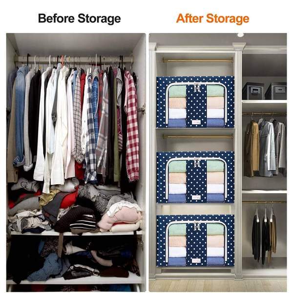 🔥Semi-Annual Sale-20% OFF🍅Hahomee™ Oxford Cloth Steel Frame Storage Box