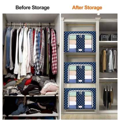 🔥Semi-Annual Sale-20% OFF🍅Hahomee™ Oxford Cloth Steel Frame Storage Box