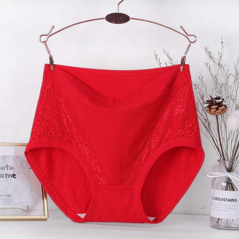 Plus Size High Waist Leakproof Cotton Panties