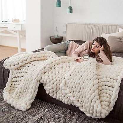 🔥Last day Sale OFF🔥- Chnky™ Knit Blanket