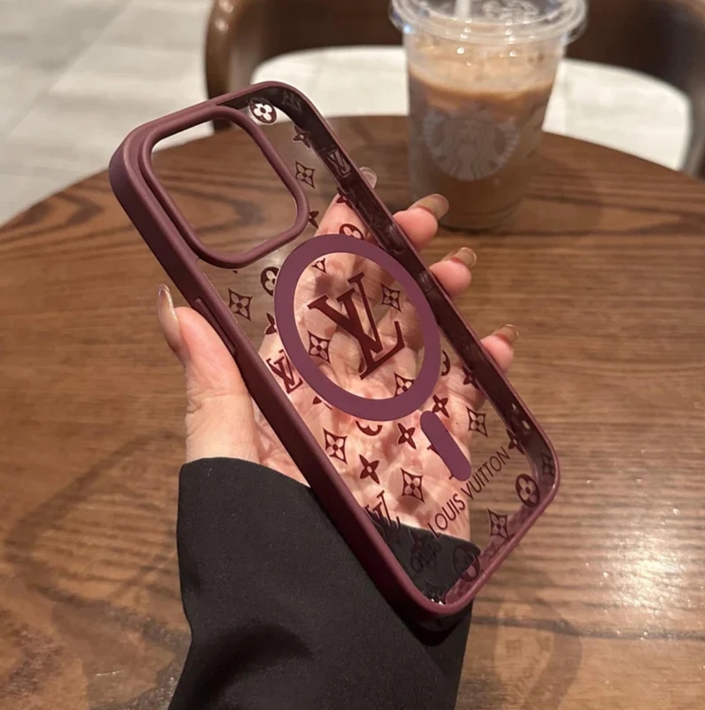 Transparent trendy letter iPhone Case