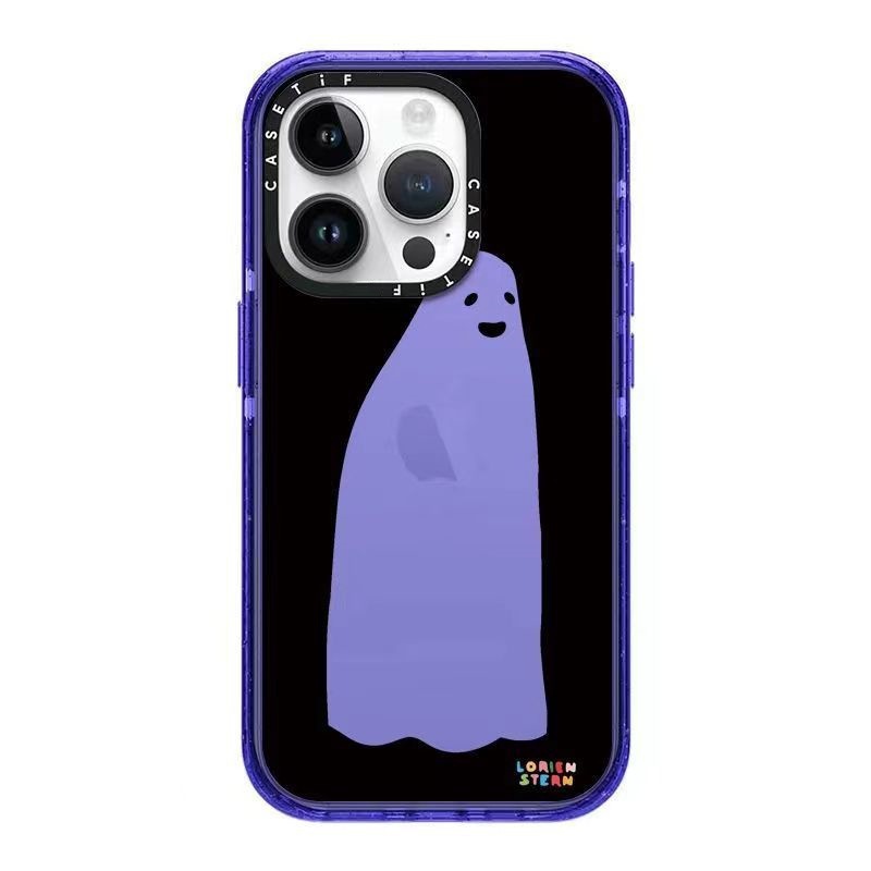 Purple Ghost iphone Case