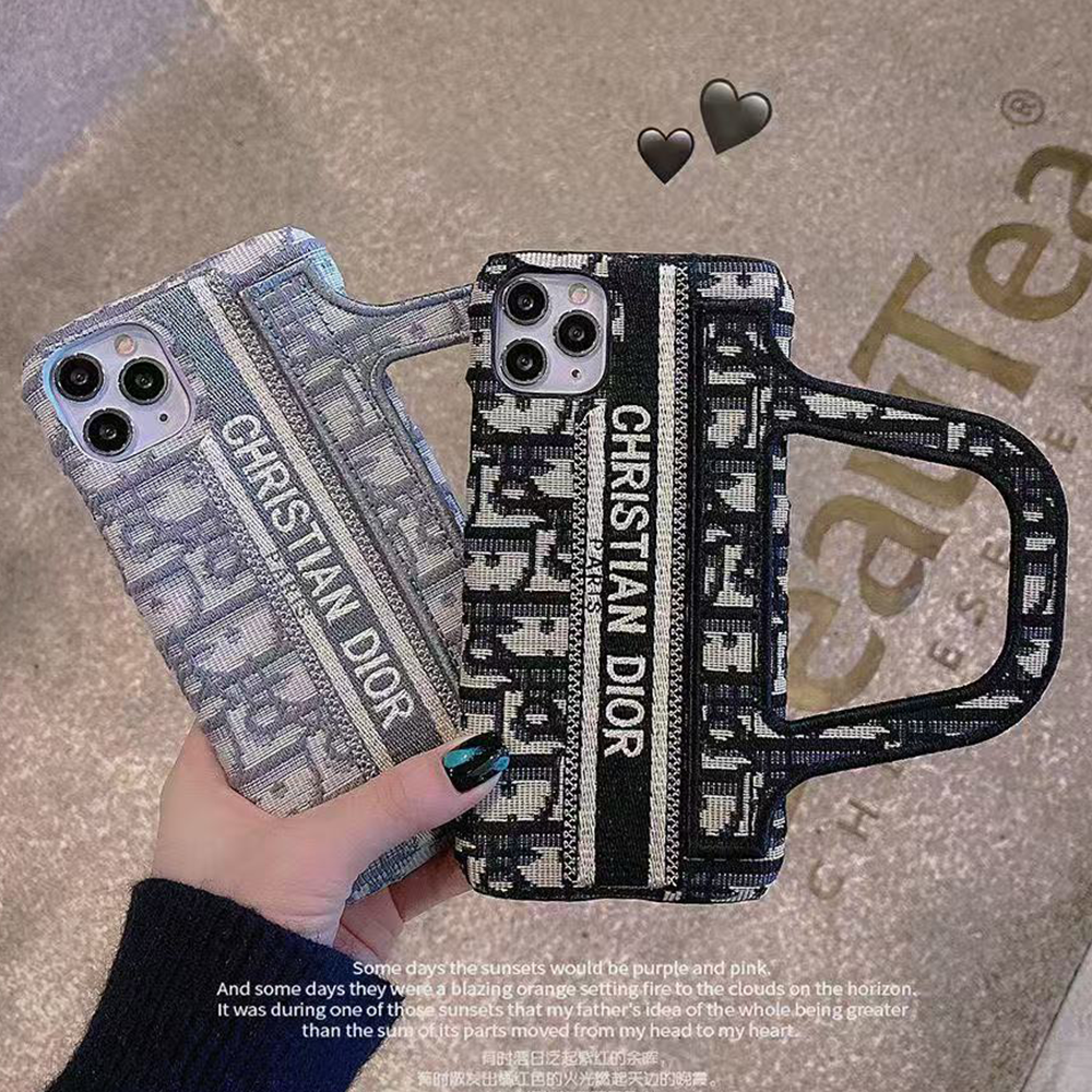 Dior Embroidered iPhone Hand Case