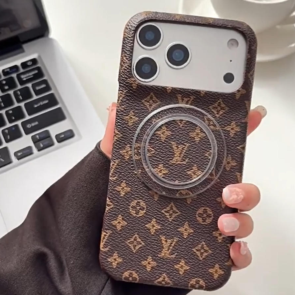 Louis Vuitton Monogram iPhone Cases Magnetic With Holder