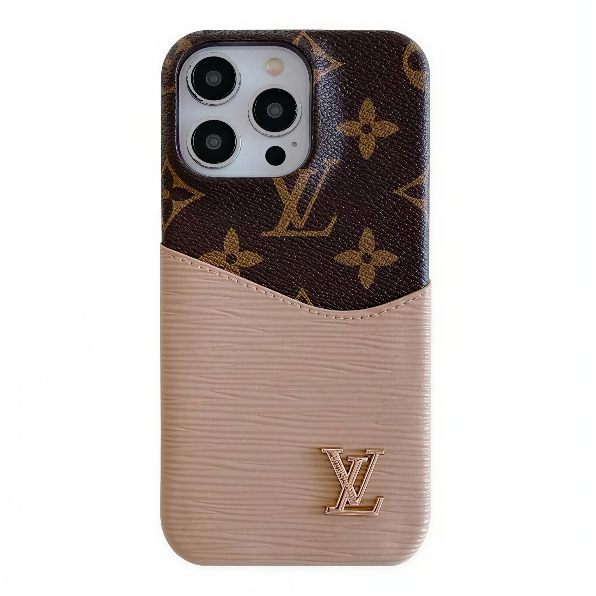 Louis Vuitton Monogram Leather iPhone Wallet Case 