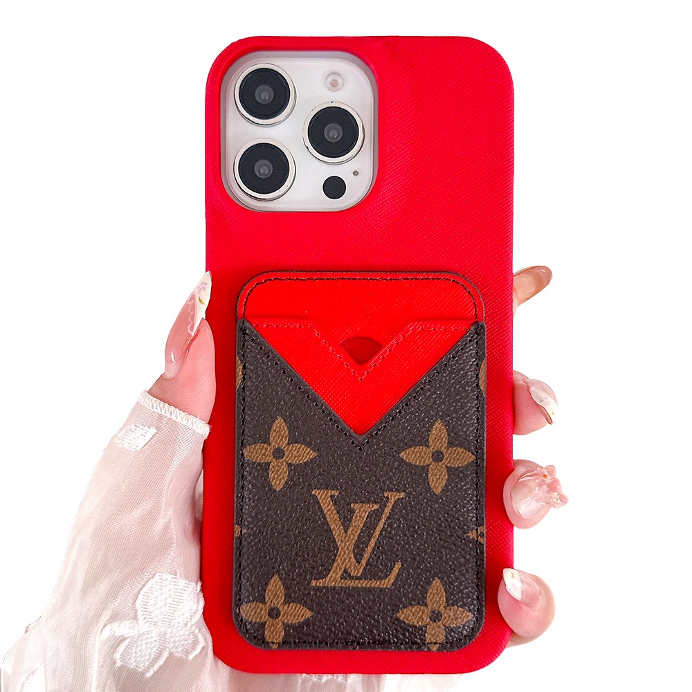 Louis Vuitton Monogram Leather iPhone Wallet Case 