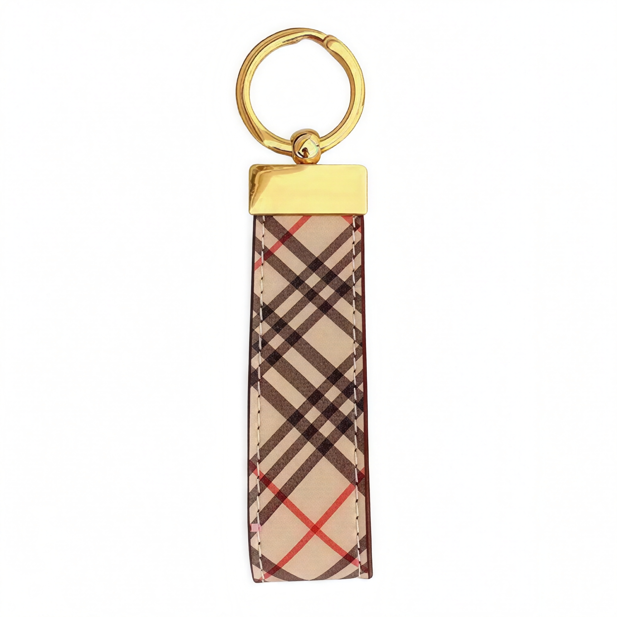 Burberry Luxury Leather Convenient Keychain