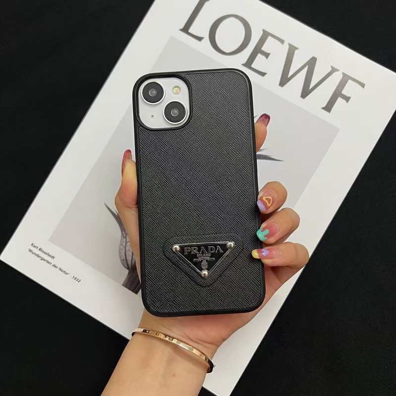 Acrylic Metal Triangle Label PR iPhone Case