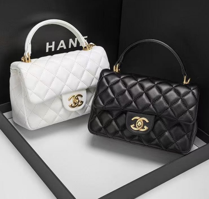 Luxury Leather CH Crossbody Bag