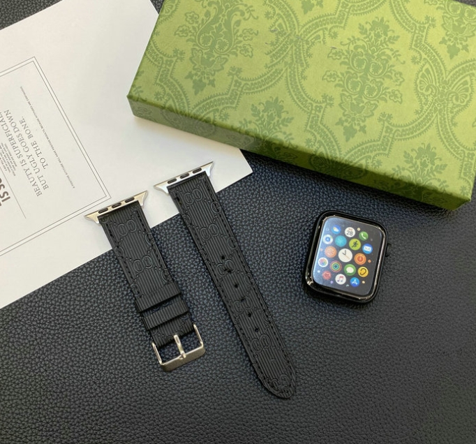 Luxury leather GG Apple Watch Bands