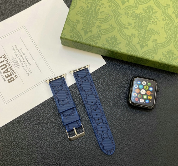 Luxury leather GG Apple Watch Bands