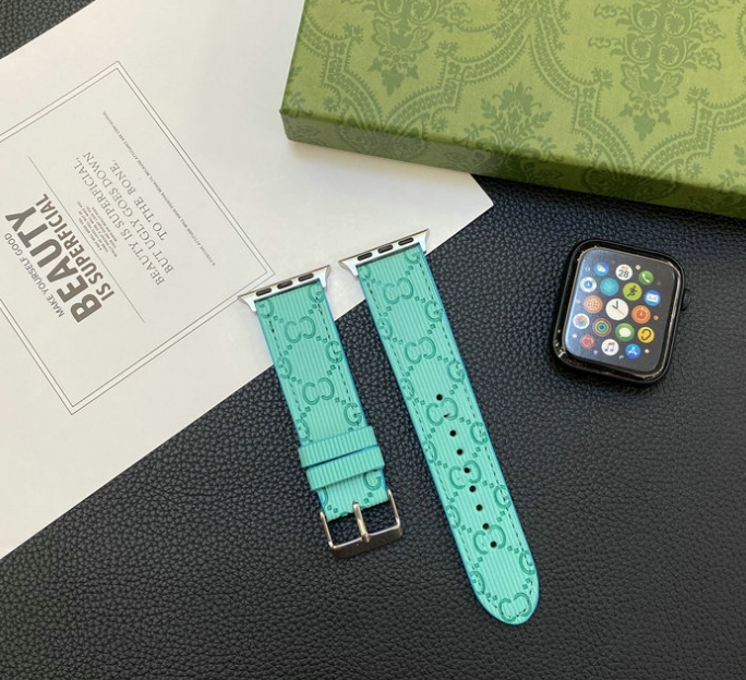 Luxury leather GG Apple Watch Bands