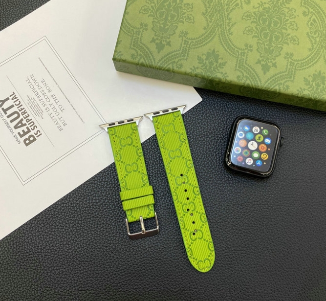 Luxury leather GG Apple Watch Bands
