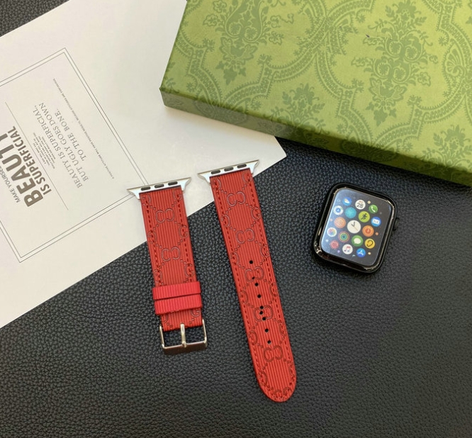 Luxury leather GG Apple Watch Bands