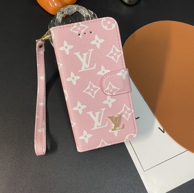 Monogram Leather iPhone Wallet Case