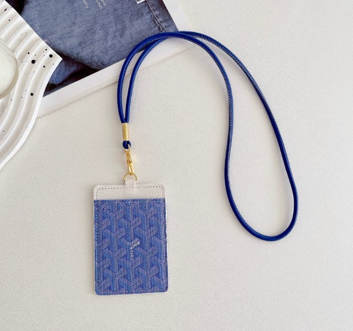 Leather Wallet Card Holder Necklace