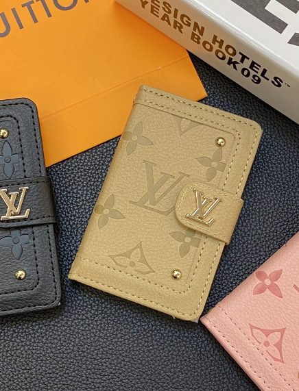 Luxury Leather Wallet Card Holder & Coin Purse With Snap Closure