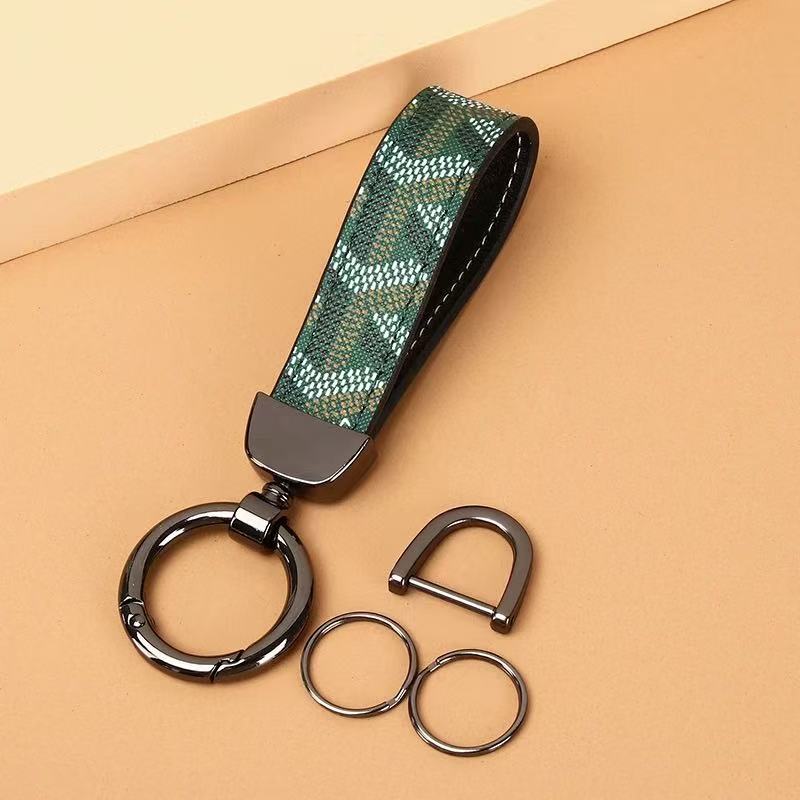Goyard Luxury Leather Convenient Keychain-BELKCASE