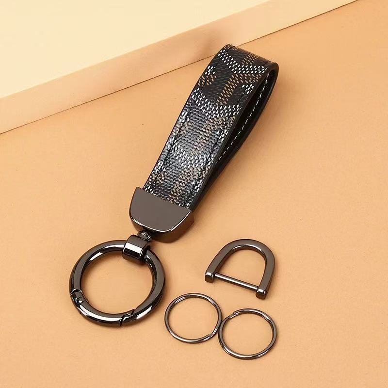 Goyard Luxury Leather Convenient Keychain-BELKCASE