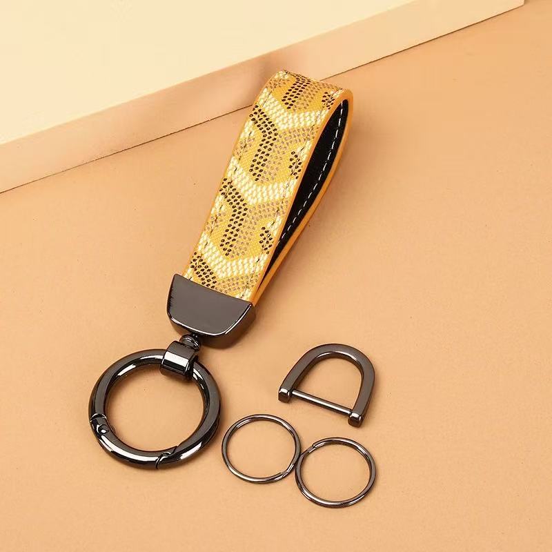 Goyard Luxury Leather Convenient Keychain-BELKCASE