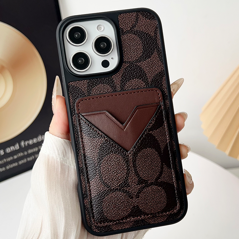 Coach Leather iPhone Wallet Case