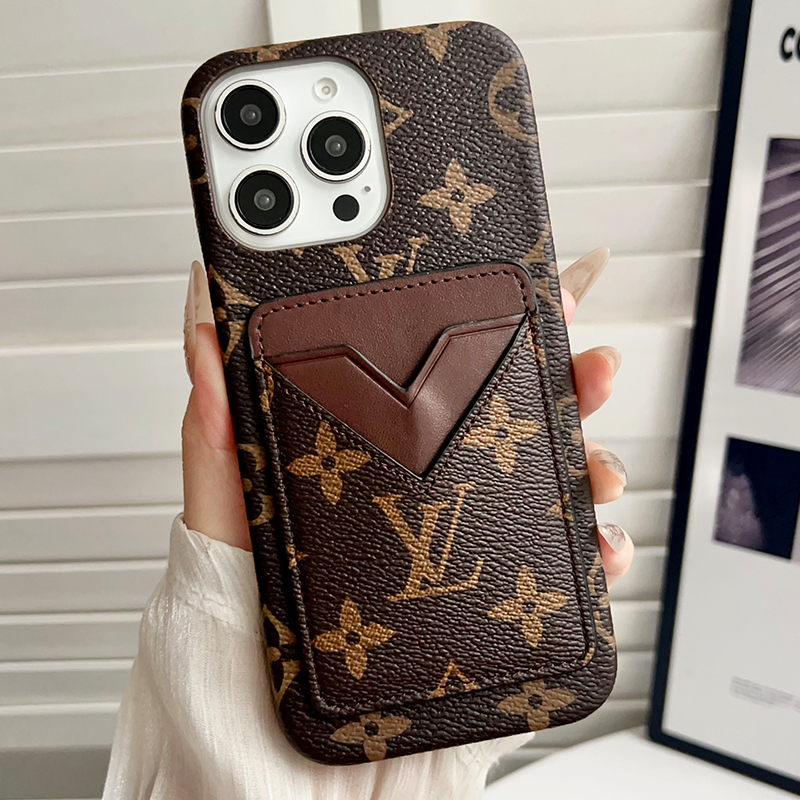 Louis Vuitton Leather iPhone Wallet Case