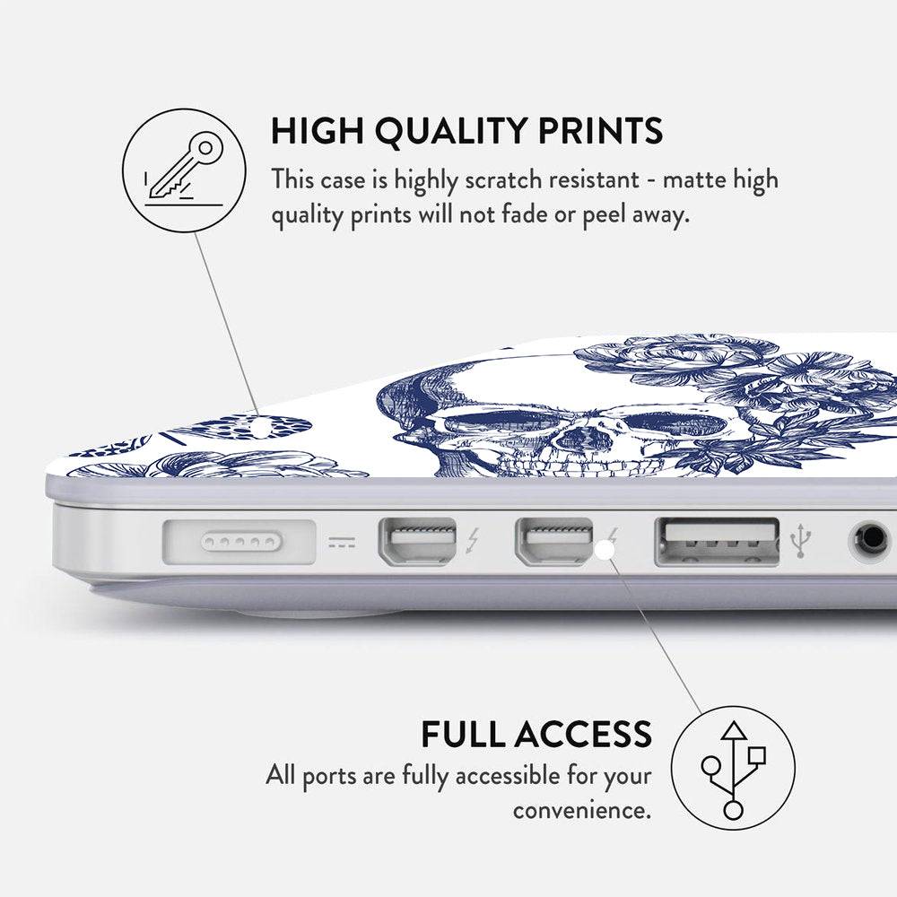 Skeleton in Flower Macbook case-BELKCASE