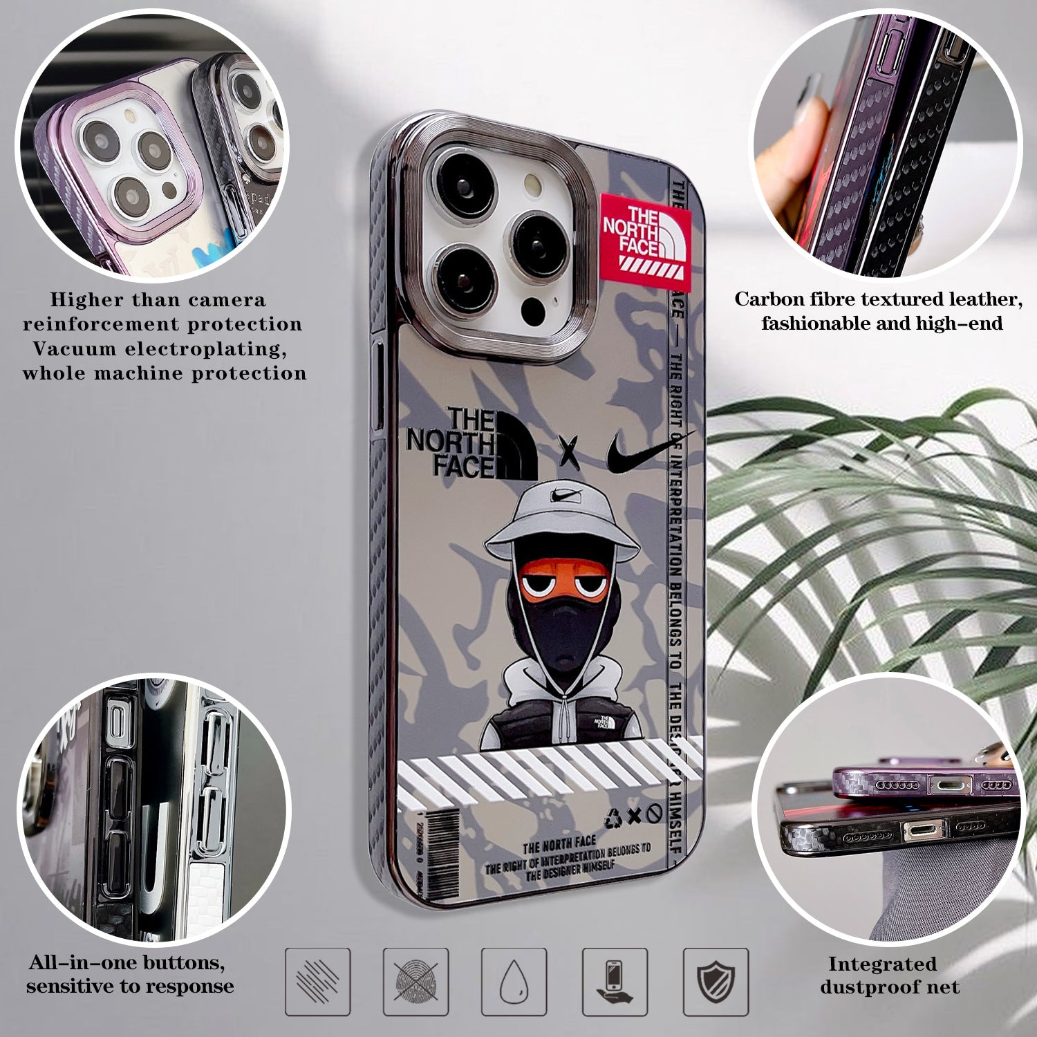 Mask Fashion Men iphone Case-BELKCASE