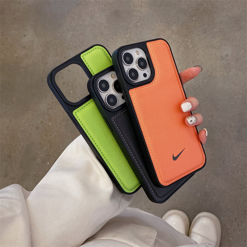Leather N-K iPhone Case