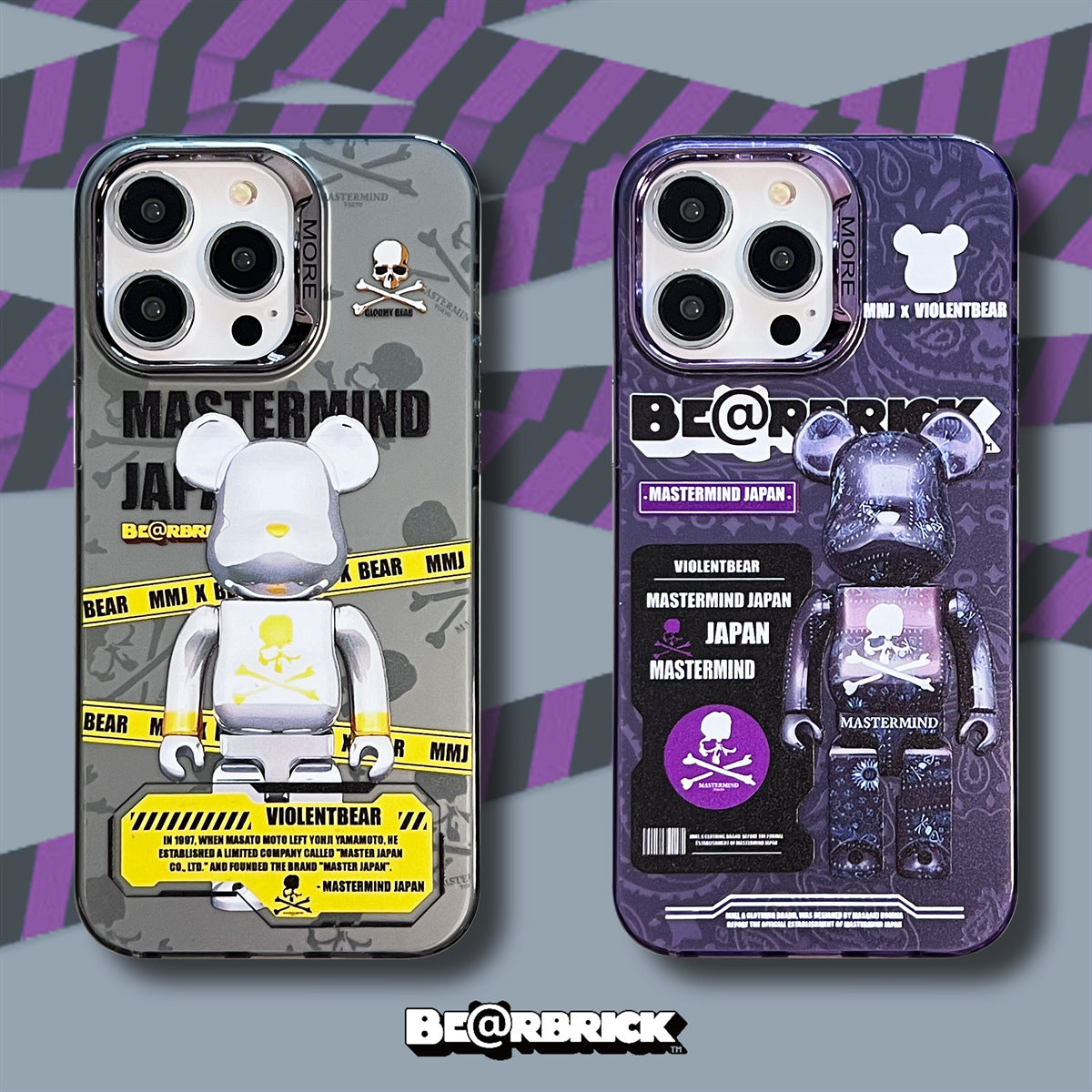 Bearbrick iphone Case-BELKCASE