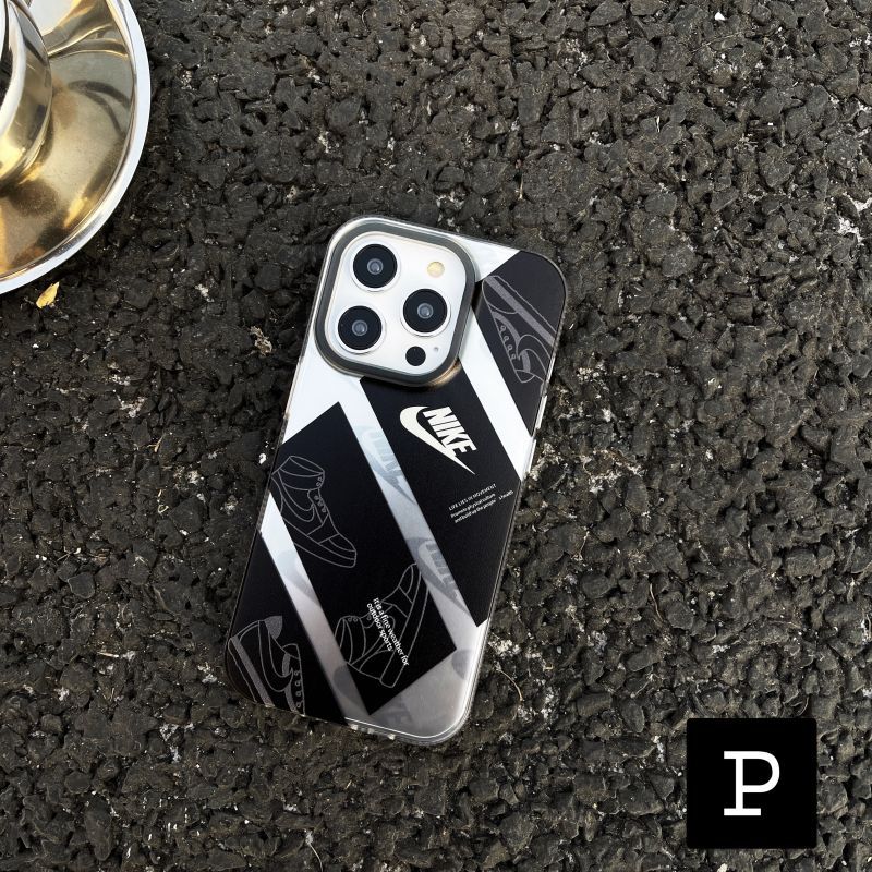 Electroplated Silver Black Stripe iPhone Case -BELKCASE