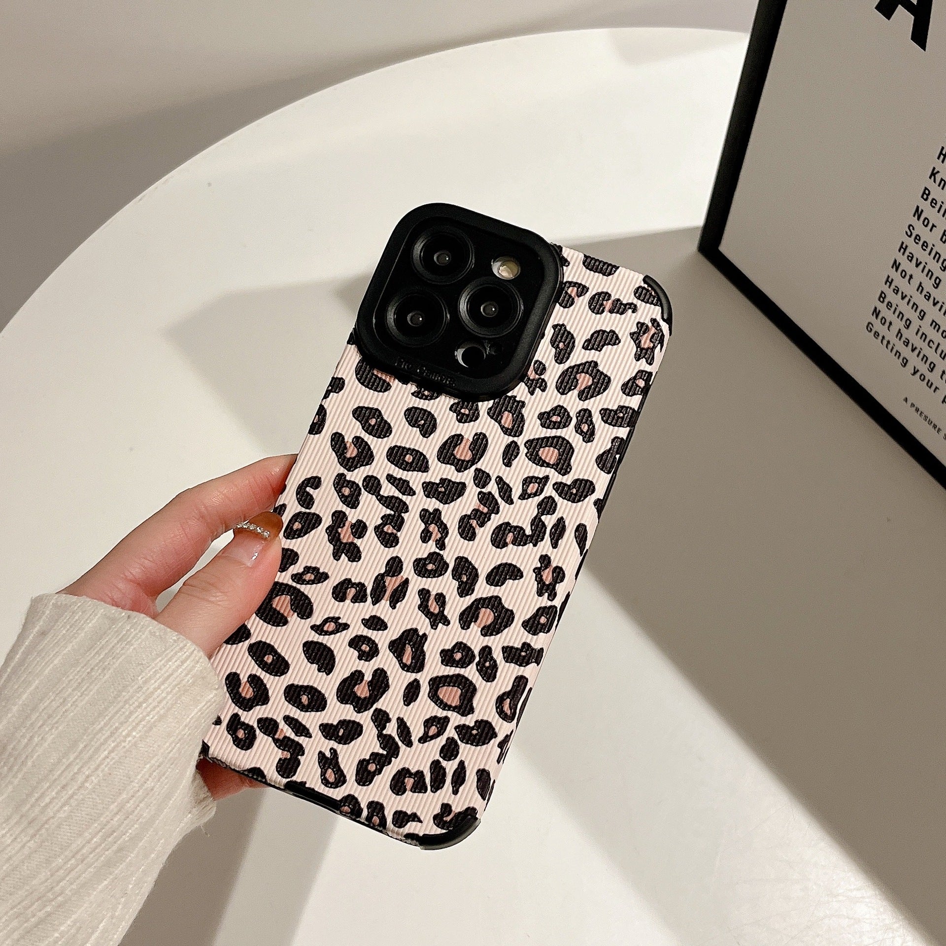 Striped leopard iPhone Case-BELKCASE
