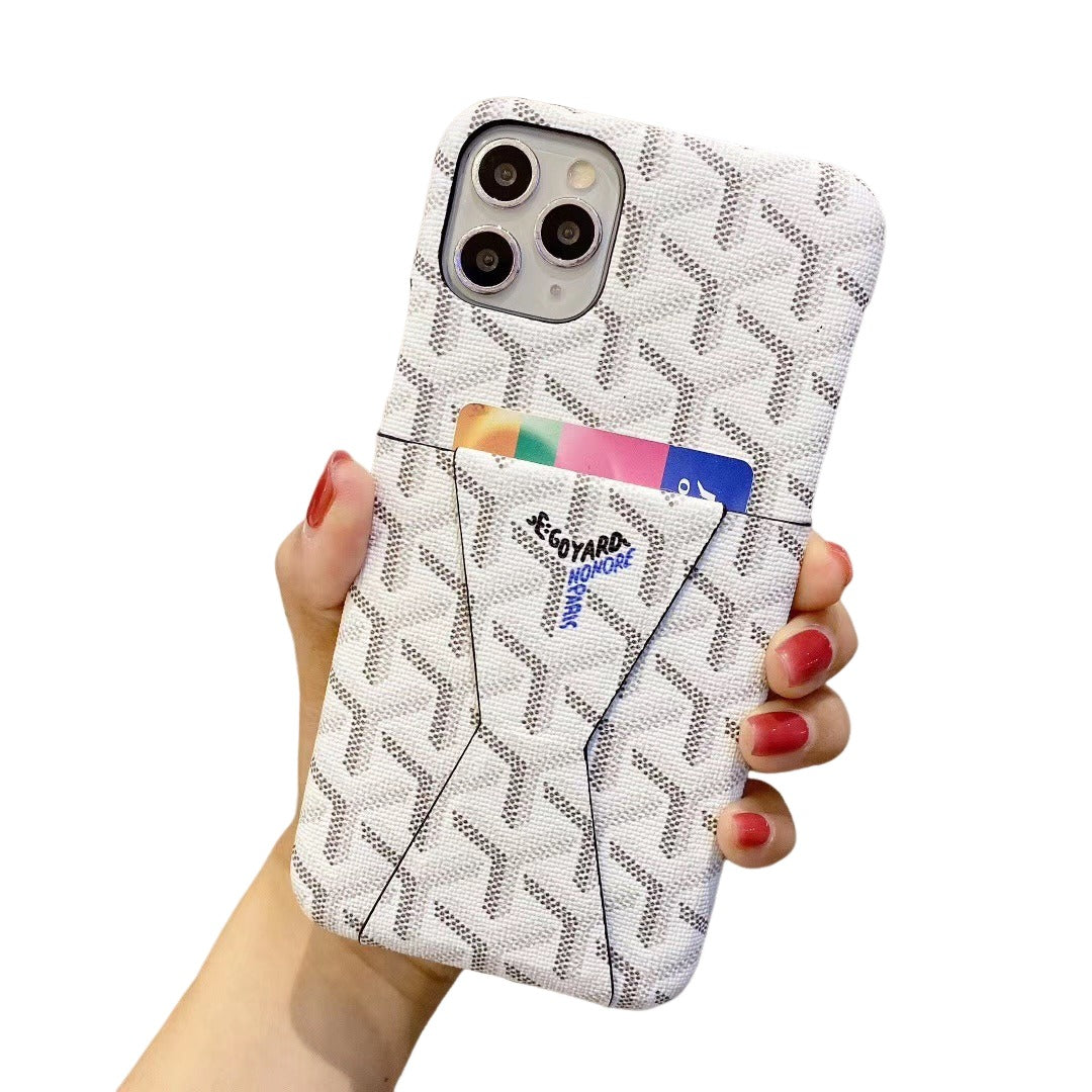 GD Vintage Leather iPhone Wallet Case With Card Holder-BELKCASE