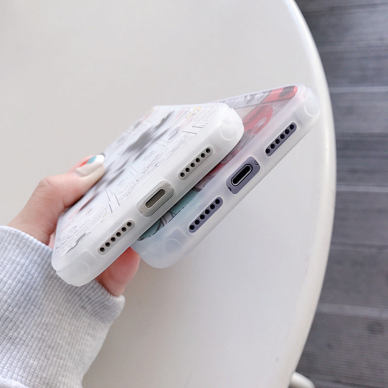 Cartoon Characters iPhone Case