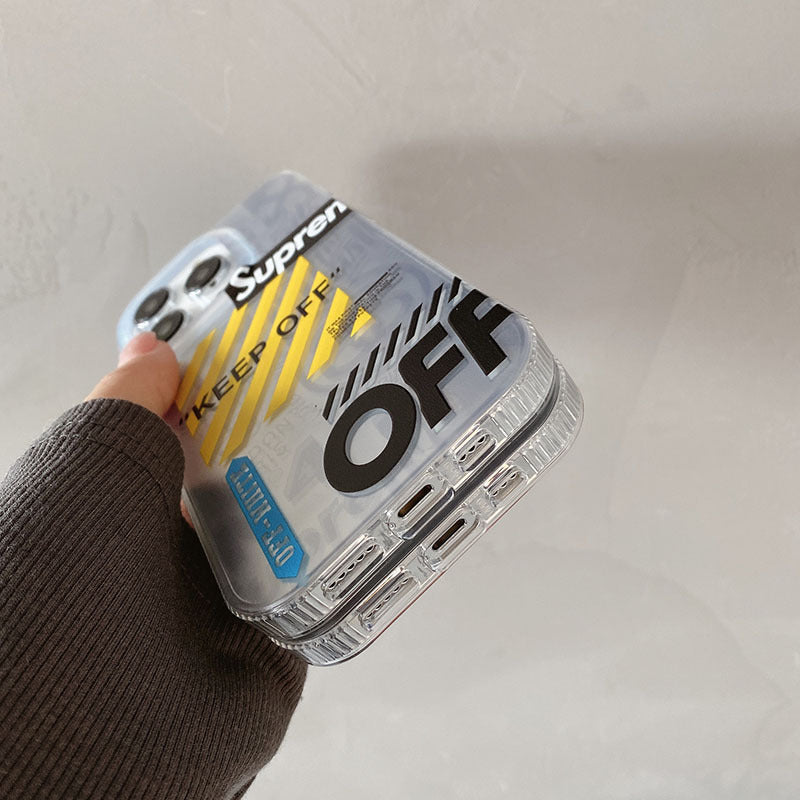 OW × Sup iphone Case Trendy Tags-BELKCASE