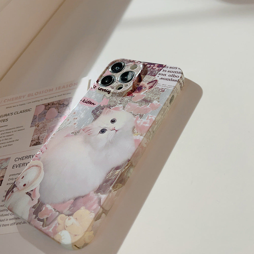 Romantic Cat iPhone Case-BELKCASE