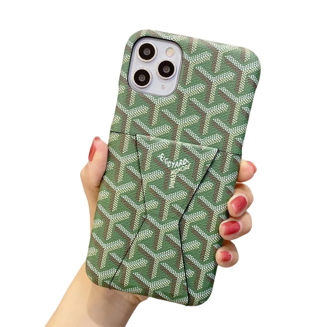 GD Vintage Leather iPhone Wallet Case With Card Holder-BELKCASE