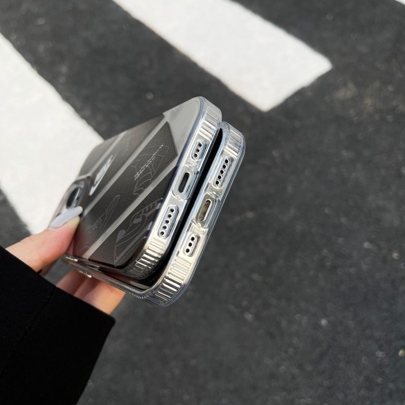 Electroplated Silver Black Stripe iPhone Case -BELKCASE