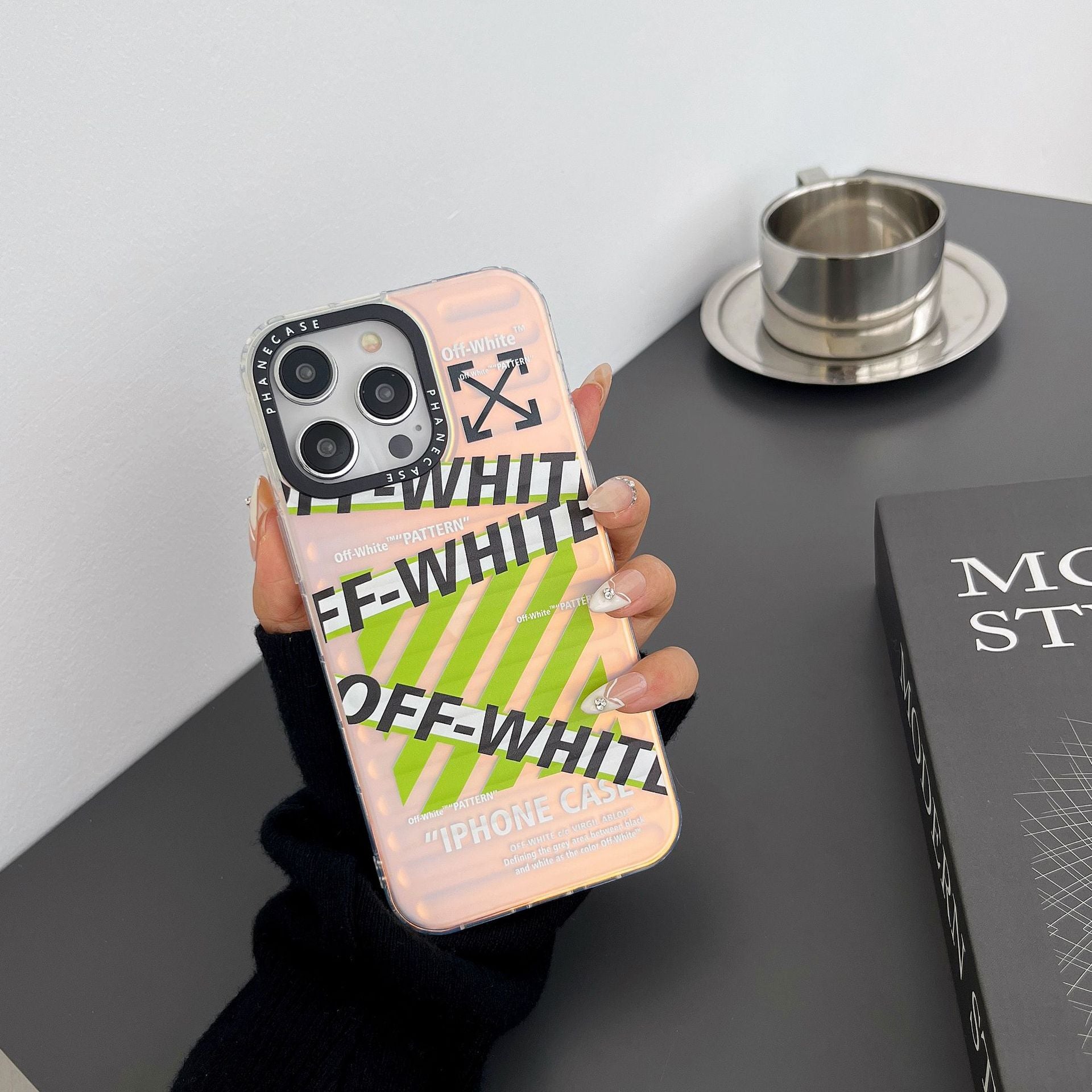 OW Laser Gradient iPhone Case