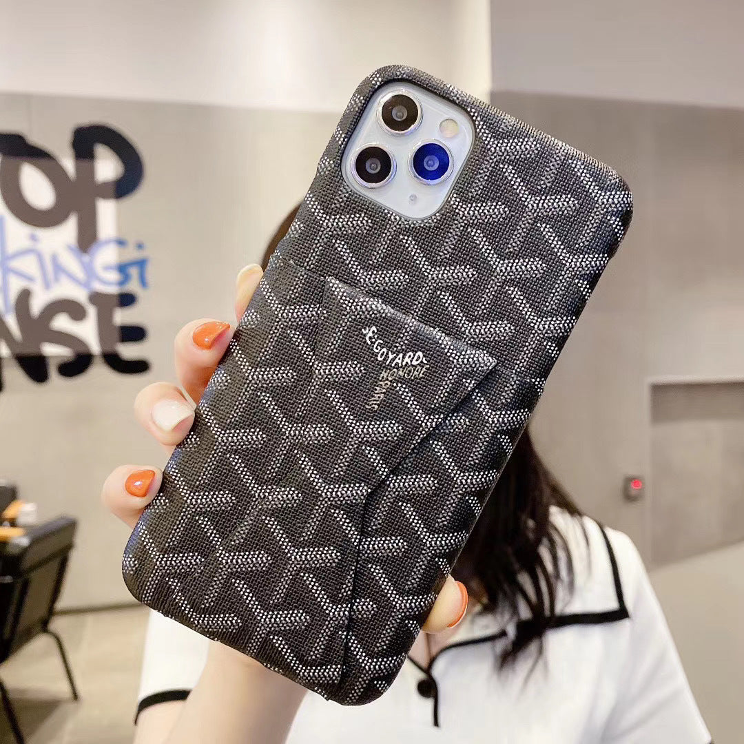 GD Vintage Leather iPhone Wallet Case With Card Holder-BELKCASE