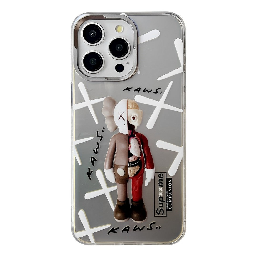 KAWS Electroplating Laser iphone Case-BELKCASE