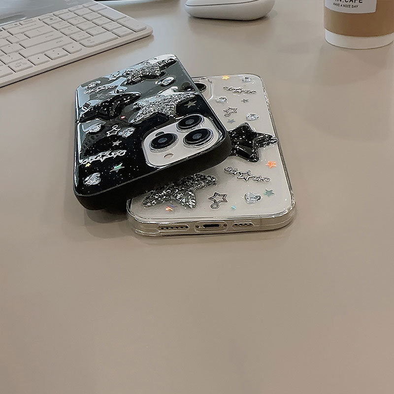 3D Star Diamond iPhone Case-BELKCASE